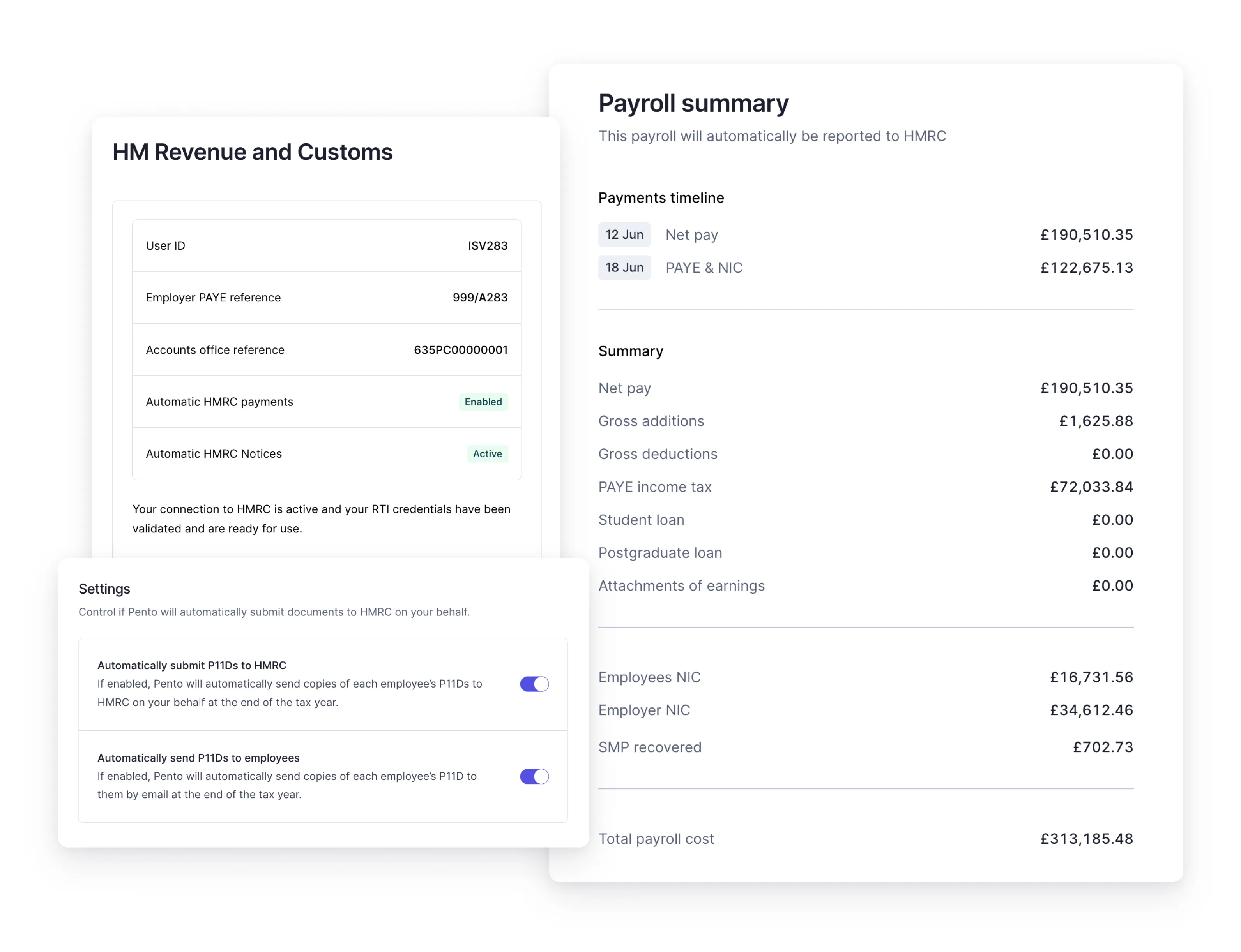 Payroll compliance with hmrc pento s uk payroll software